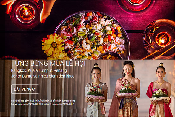 Tưng bừng mùa lễ hội cùng Air Asia chỉ từ 35 USD