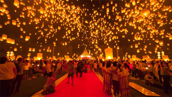 Tháng 11 du lịch Chiang Mai tham dự lễ hội thả đèn trời