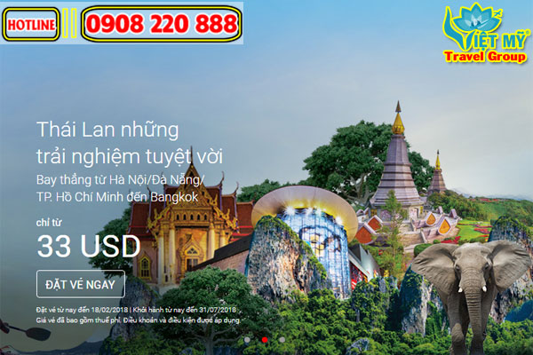 Đón lộc đầu xuân cùng Air Asia chỉ từ 31 USD