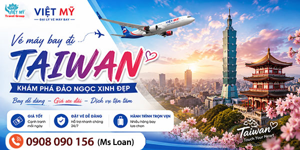 Vé máy bay đi Taiwan