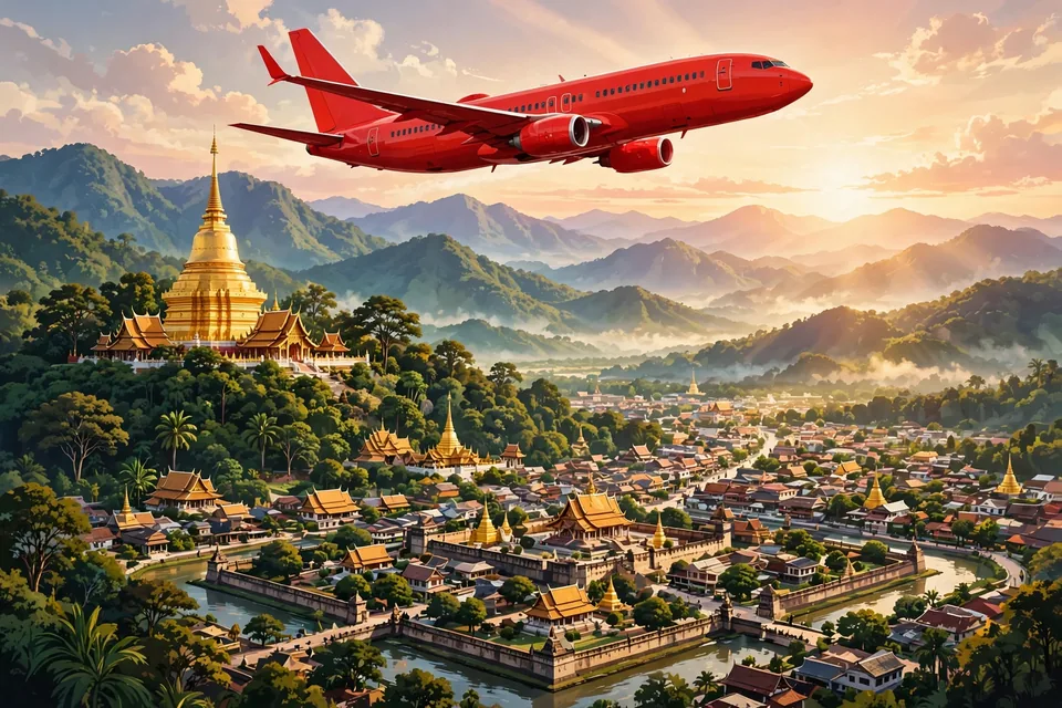 vé máy bay Air Asia đi Chiang Mai