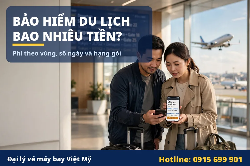 bao hiem du lich bao nhieu tien khi dat ve may bay