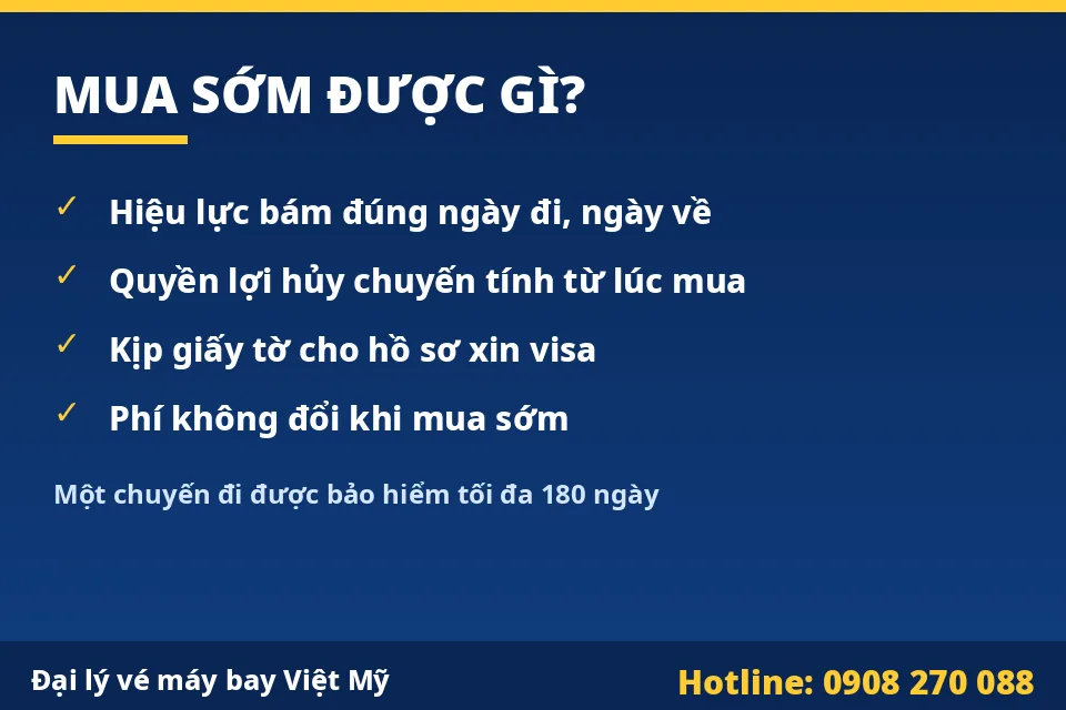 mua bảo hiểm du lịch ngay khi đặt vé