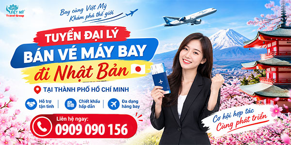 Tuyển đại lý bán vé máy bay đi Nhật Bản tại Thành phố Hồ Chí Minh